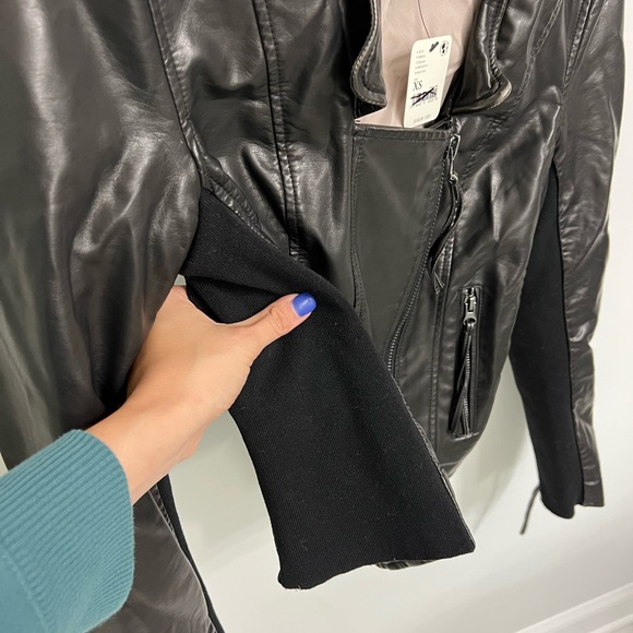Free People | Vegan Leather Jacket - Picture 4 of 8